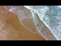 4k beautiful stormy waves of the mediterranean sea. the frothy surface of the water.