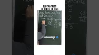 SUBTRACTION OF TIME #time #subtraction #subtract #maths #class4 #shorts #shortsvideo #ytshorts