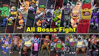 Teenage Mutant Ninja Turtles: Shredder's Revenge All Boss Fight | Netflix Games | Mobile Gameplay |