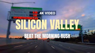 [4K] Silicon Valley Commute 2024 | Beat the Morning Rush #4k