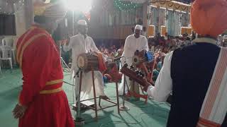 Keshav kumbhar playing pakhawaj in kirtan