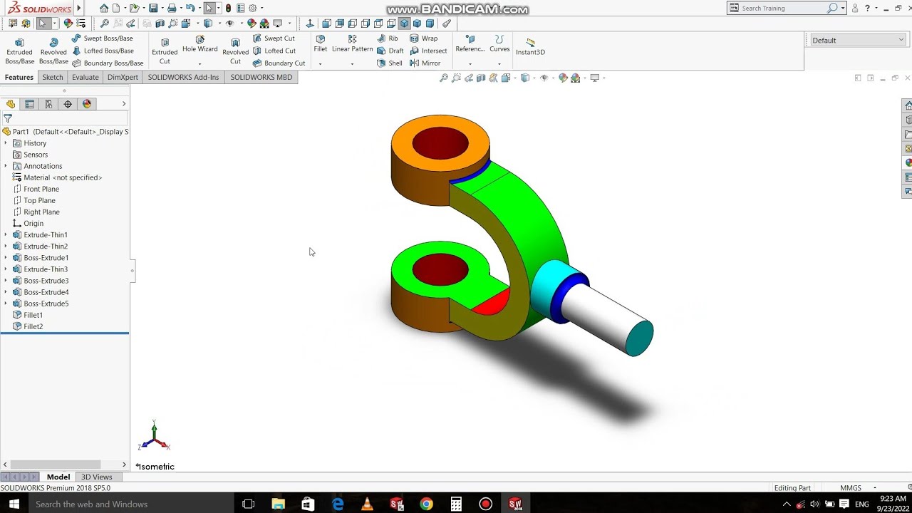 Solidwork Exercise 37 Youtube Solidwork Exercise 37 Youtube