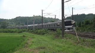 東北本線 白坂-新白河 西郷橋りょう Ｅ５３１系Ｋ４０６編成 ＫＹ入場 2019.07.31