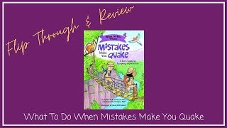 REVIEW: What To Do When Mistakes Make You Quake