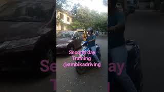 #drivingschool #women #training #limited    two wheeler training for Ladies contact 9841578820