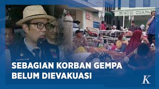 Korban Gempa Cianjur Terus Bertambah, Ridwan Kamil Minta Percepat Evakuasi