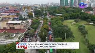 DOH: 308 ang bagong COVID-19 cases ngayong araw | News Live