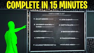 How to Complete ALL 10 EXOTIC CAR LIST In Under 20 Minutes (GTA Online Tuners DLC)