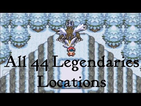 All Legendary Pokemon Locations In Pokemon Light Platinium