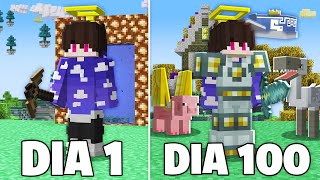 EU SOBREVIVI 100 DIAS NO CÉU DO MINECRAFT - AETHER - O FILME