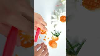 Onion Flower Garnish-Carrot Flower Garnish-Winter Melon Flower Garnish-Vegetable Carving @foodife66
