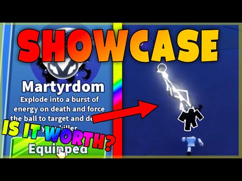 [OP CODE] SHOWCASING NEW MARTYRDOM ABILITY  HOW TO GET IN BLADE BALL! (Roblox)