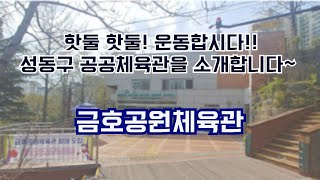 성동구 공공체육관을 소개합니다: 금호공원체육관