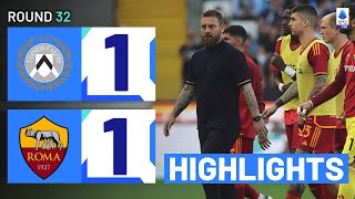 UDINESE-ROMA 1-1 | HIGHLIGHTS | Match interrupted at Bluenergy Stadium | Serie A 2023/24