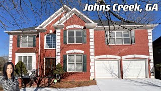 亚特兰大溪力姐带你看房 | Johns Creek, GA | 建于2001年，面积3800尺，4卧5卫 | 湖景房 | 美国房地产 | 房市 | 亚特兰大房地产