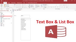 Microsoft Access VBA | Populate List Box Based on Text Box 💻 Step by Step