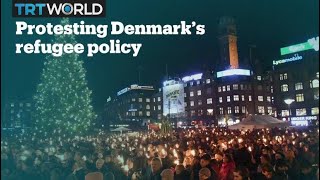 Thousands in Denmark protest against plans to move refugees to island