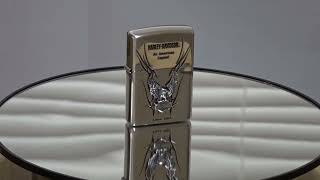 【ZIPPO ハーレーダビッドソン】ーグルメタル シルバー【喫煙具のハヤミ】