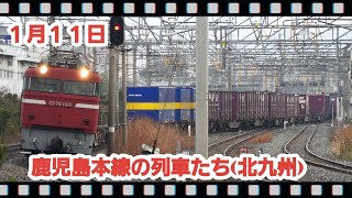 1月11日 鹿児島本線の列車たち