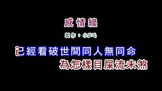 (伴奏版)江蕙-感情線(DIY卡拉OK字幕)