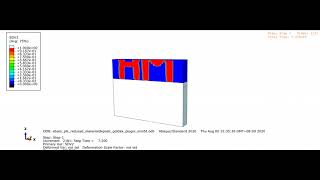 Additive manufacturing process simulation with Abaqus.