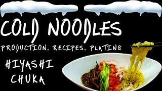 Online class: Cold noodle dishes. Noodle making equipment, recipes and techniques, cooking, plating