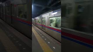 【青砥駅】京成電鉄新3000形電車3042F「桜に染まるまち、佐倉2023」キャンペーンのヘッドマーク掲出車両。KEISEI LINE Aoto Station Tokyo JAPAN TRAIN