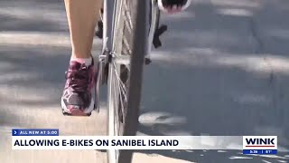Allowing e-bikes on Sanibel Island