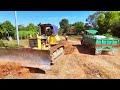 extreme bulldozer d41a skills building a road in a challenging location transforming tough terrain