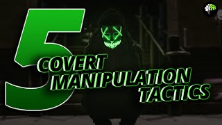 5 Covert Dark Psychology Tactics Manipulators | How to analyze people | Psych101