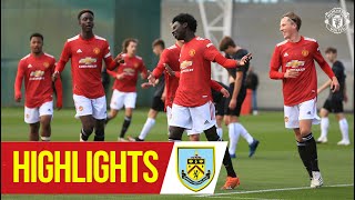 U18 Highlights | Manchester United 5-1 Burnley | The Academy