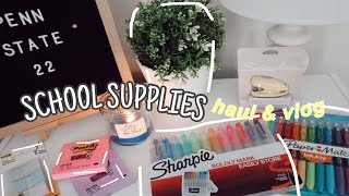 school supplies shopping & haul 2020 **college essentials