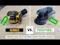 Dewalt DCW210D1 vs. Festool 575716 Orbital Sander | What Sander Should You Buy? | Tool Review