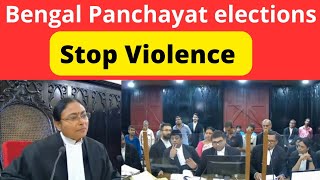 Violence in West Bengal Panchayat Poll. Hon'ble justice Amrita Sinha