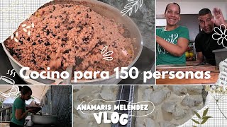 Cocinando Para 150 Personas- #vlog #cocina/ Anamaris Meléndez