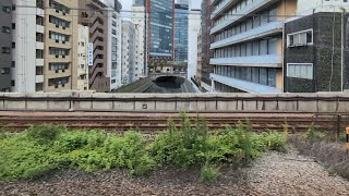 【JR山手線🚃♻️】秋葉原駅から神田駅の車窓🚃💨サムネは神田川