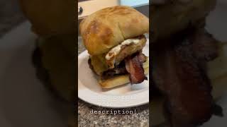 Chicken bacon ranch burger