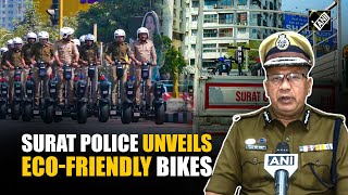 Surat Police unveils eco-friendly self-balancing bikes for smarter, smoother patrolling