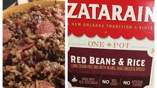 RED BEANS \u0026 RICE MADE FROM ZATARAINS COOKING WITH JUDY CALDWELL