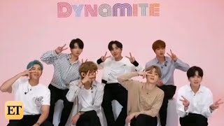 BTS with ET! Entertainment Tonight ( BTS DYNAMITE INTERVIEW ) eng sub