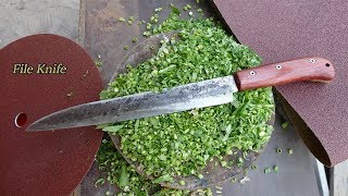 Making A Knife From Old Rusty File