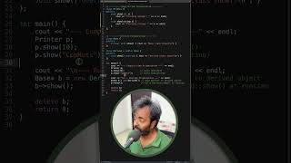 Compile VS Runtime Polymorphism In C++ #cppprogramming
