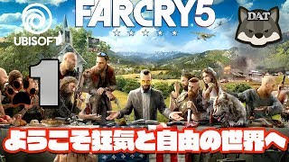 #1【FARCRY5:ファークライ5/PS4】ようこそ狂気と自由の世界へ！【ゲームプレイ】