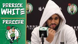 Derrick White Postgame Interview | Celtics vs Suns