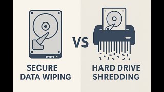 Hard Drive Wiping vs. Shredding: Which Truly Keeps Your Data Safe? 🔐