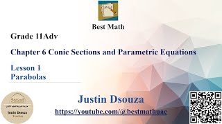 Parabolas  | Conic Sections and Parametric Equations |