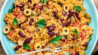 Transform Rice and Beans into a Vegetarian Meal (EASY!)