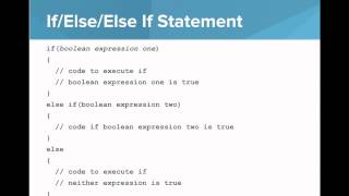 ap java if statement basic java