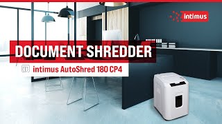 intimus AutoShred 180 CP4 (English)