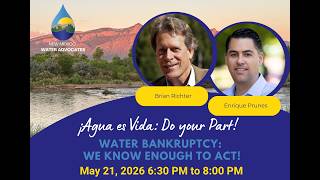 Water Bankruptcy: We Know Enough to Act!